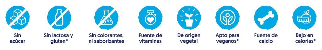 Características Soya sin azúcar